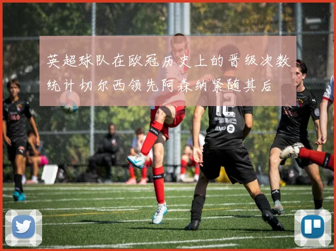 英超球队在欧冠历史上的晋级次数统计切尔西领先阿森纳紧随其后